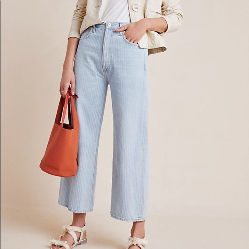 Citizens of Humanity High-Rise Wide Leg Jeans - 28